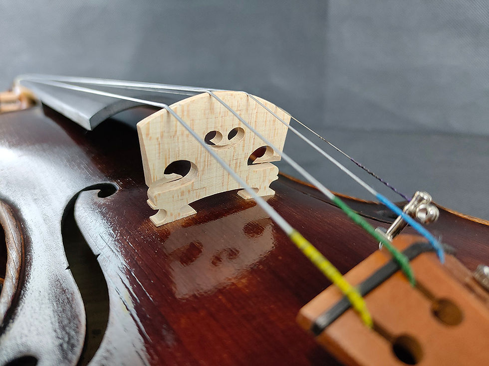 Miniatura: Master Violin 4/4 Size #3132 Russian Spruce Stradivarius Handmade Oil Antiqued