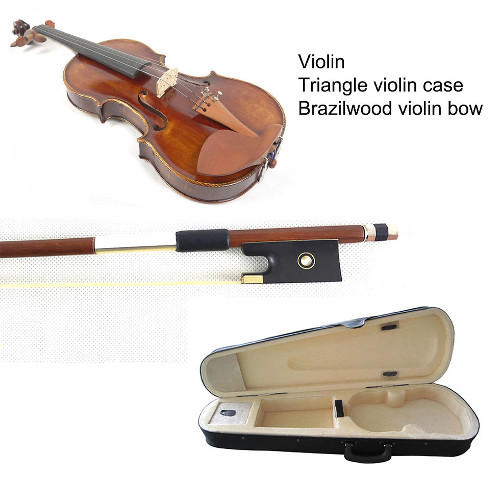 Miniatura: Master Violin 4/4 Size #3132 Russian Spruce Stradivarius Handmade Oil Antiqued