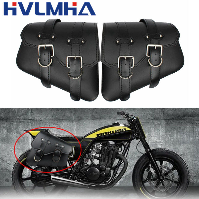 Miniatyrbild: 1Pair Motorcycle Saddlebag Saddle Bags Side Tool 