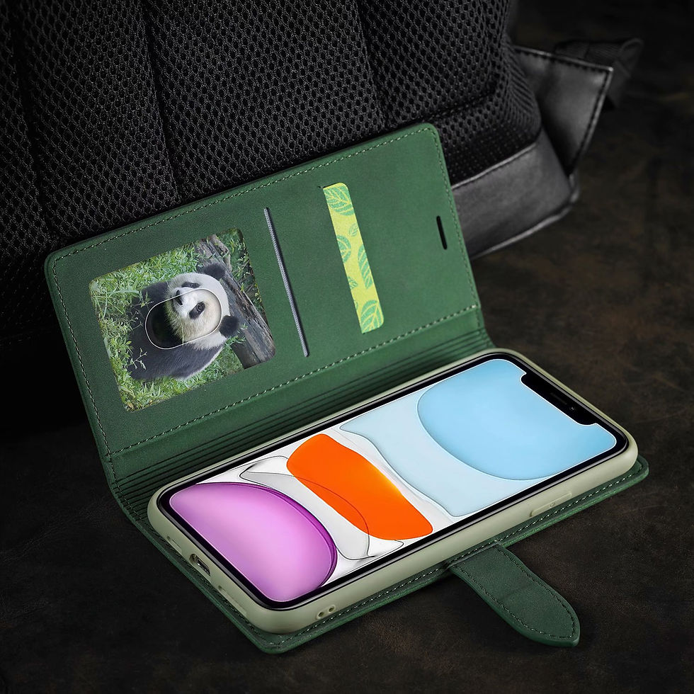 Miniatura: Frosted Flip Cover Magnetic Buckle Card Cover Mobile Phone Case