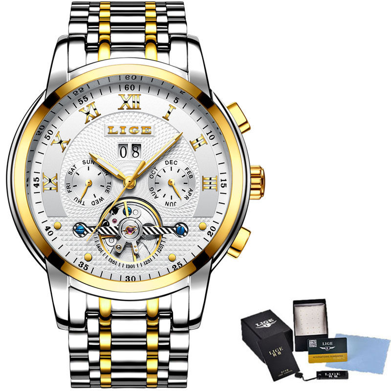 Thumbnail: Automatic mechanical waterproof leisure watch