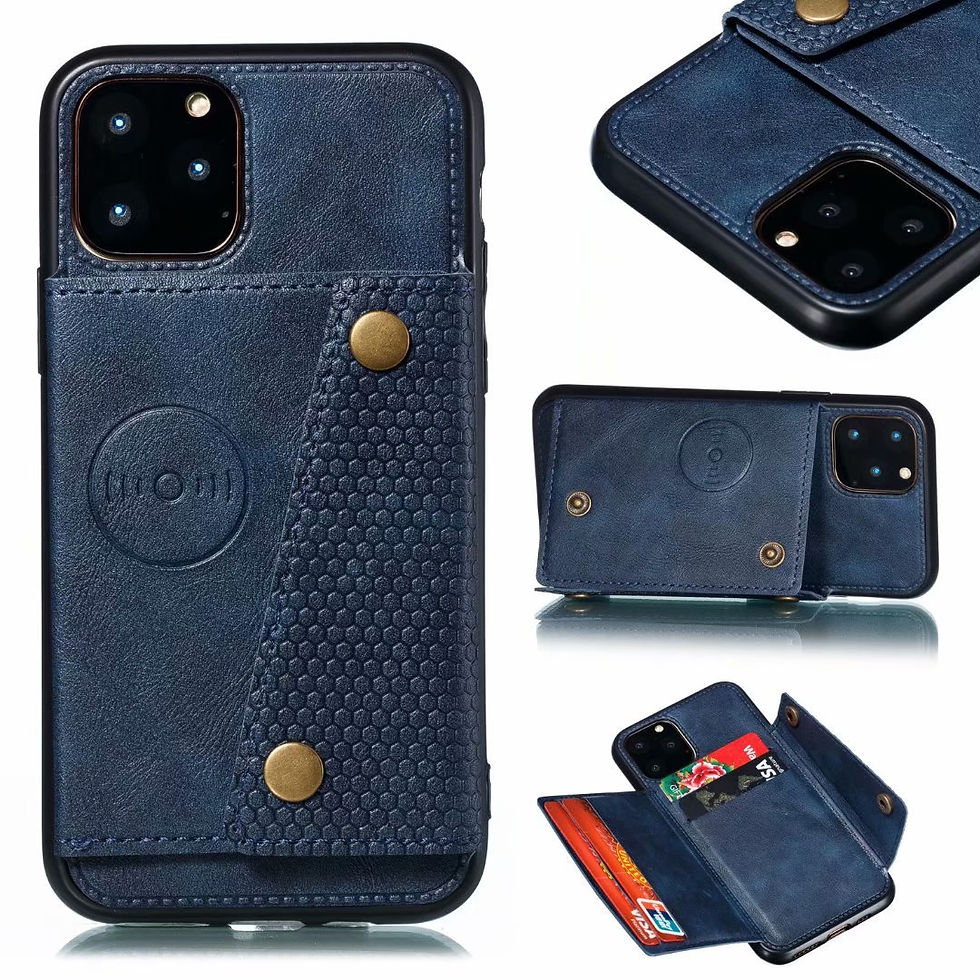 Miniatyrbilde: Étui de téléphone à Double boucle en cuir