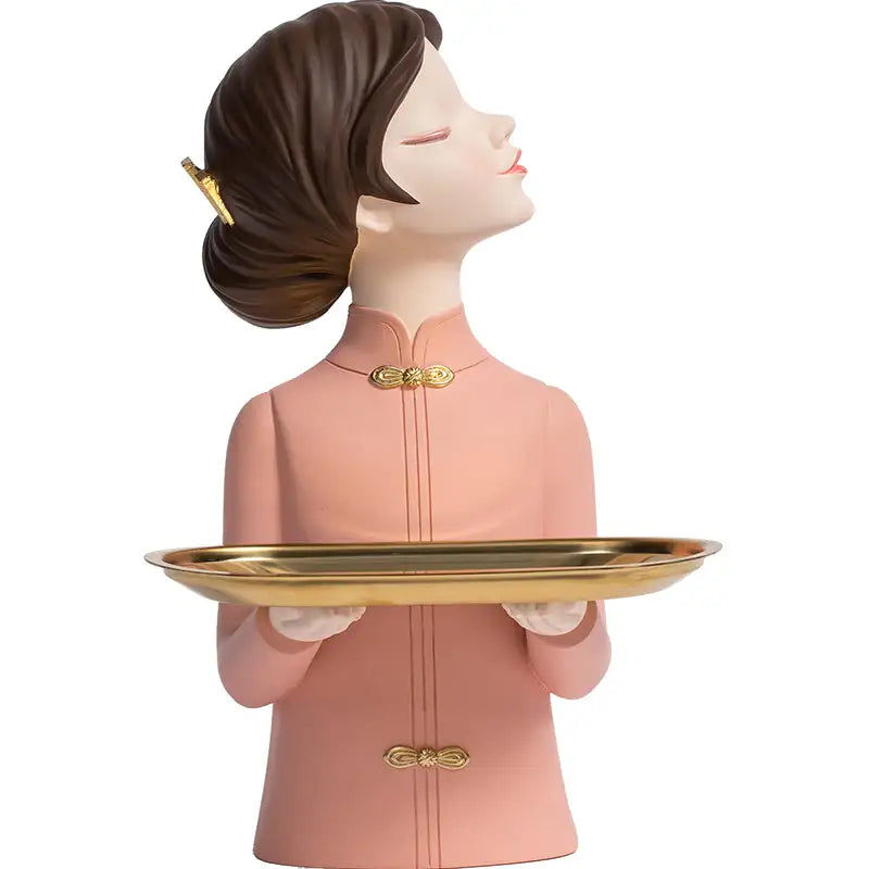 Μικρογραφία: Hot Selling Girls Birthday Gift Cute Resin Modern Bubble Girl Statue Crafts Orna