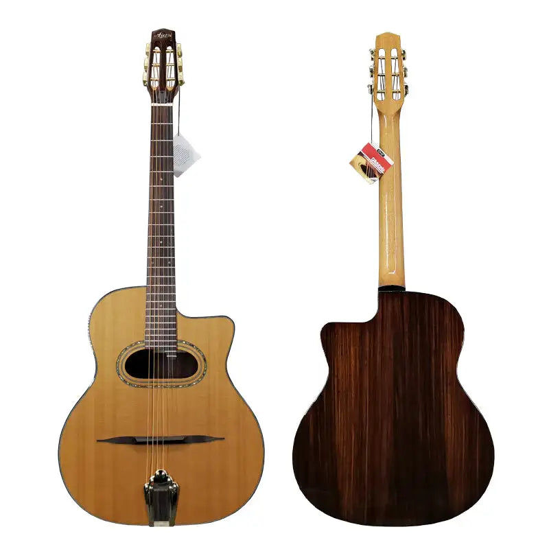 Miniatura: Cutaway  high-end  acoustic gypsy jazz guitars professional handmade ODM/OEM  fo