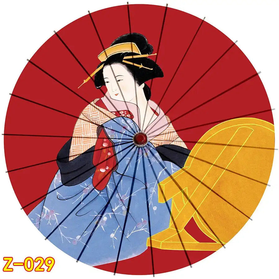 Miniaturebillede: Voiture pliant personnel soleil japonais chinois parapluie femmes classique huil