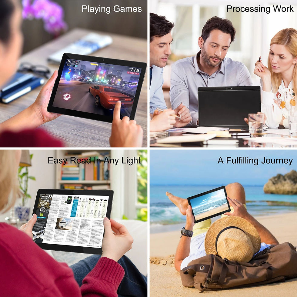 Miniatyrbilde: Wholesale Wifi 10 inch Game Tablets Smart Touch Tablette Android 3G Calling Tabl