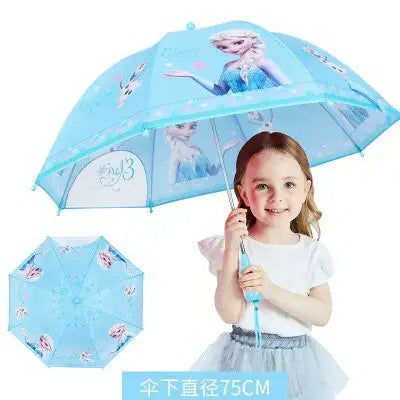 Miniatyrbild: Parapluie Semi-automatique pour enfants | Joli parapluie animé pour enfants fill