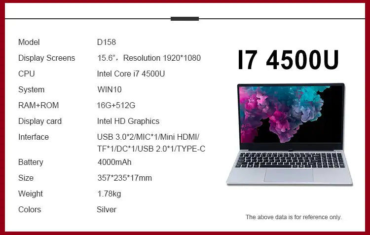 Miniatura: 2022 Slim laptopp 14 Inch Gaming Pc Pakistan  laptopps Refurbished I7 Computer C