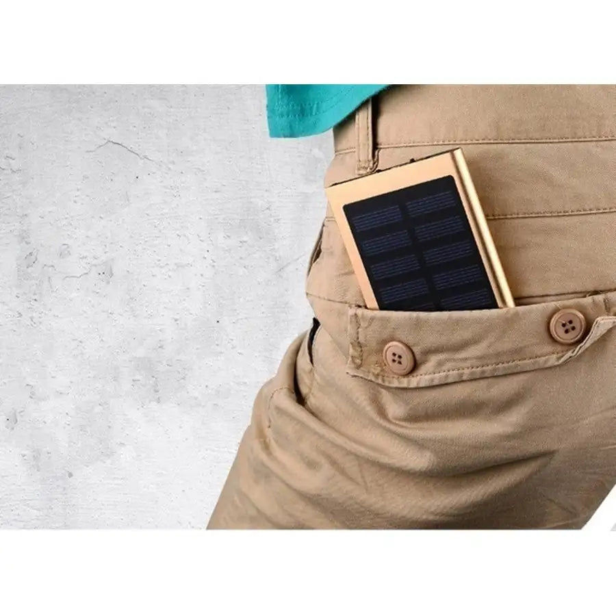 Thumbnail: Solar Pover bank Mobile Phone Power Bank Cell Pover Portable Charger Battery Ext
