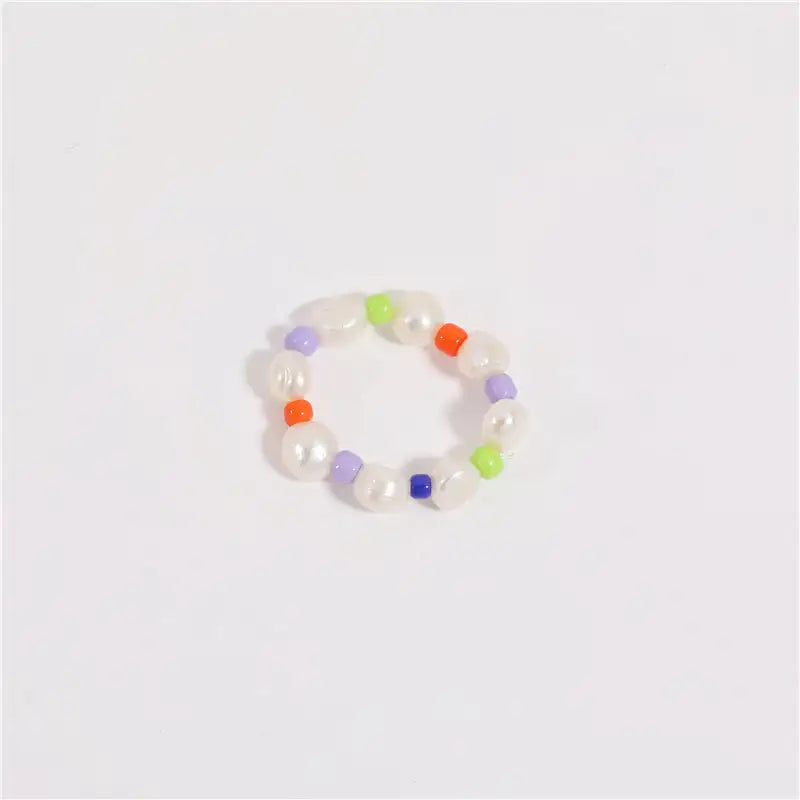Thumbnail: Holiday Beach Summer Handmade Multi Colored Candy Color Bead Colorful Freshwater