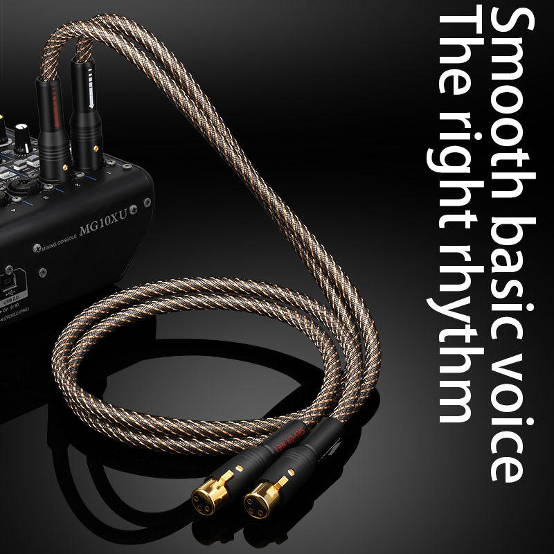 섬네일: HiFi UK QED XLR Audio Cable High Purity OFC Plated Silver with Quad Shielding  N