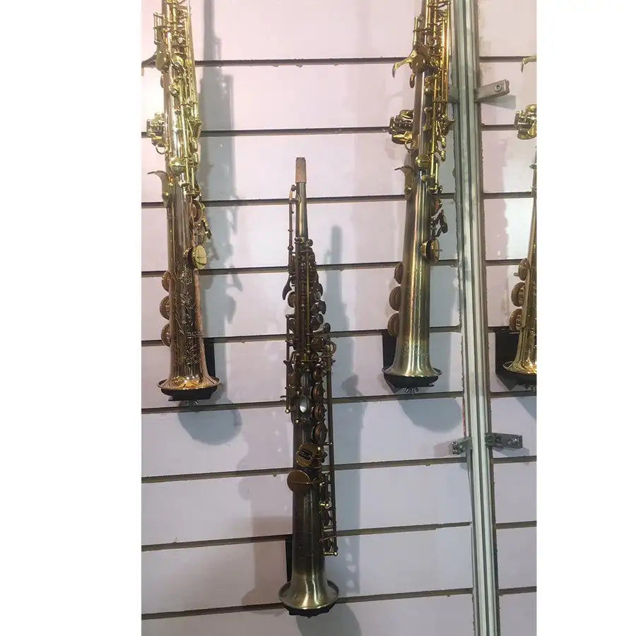 Thumbnail: SEASOUND OEM Professional One-Piece Gold Soprano Saxophone JYSS111P