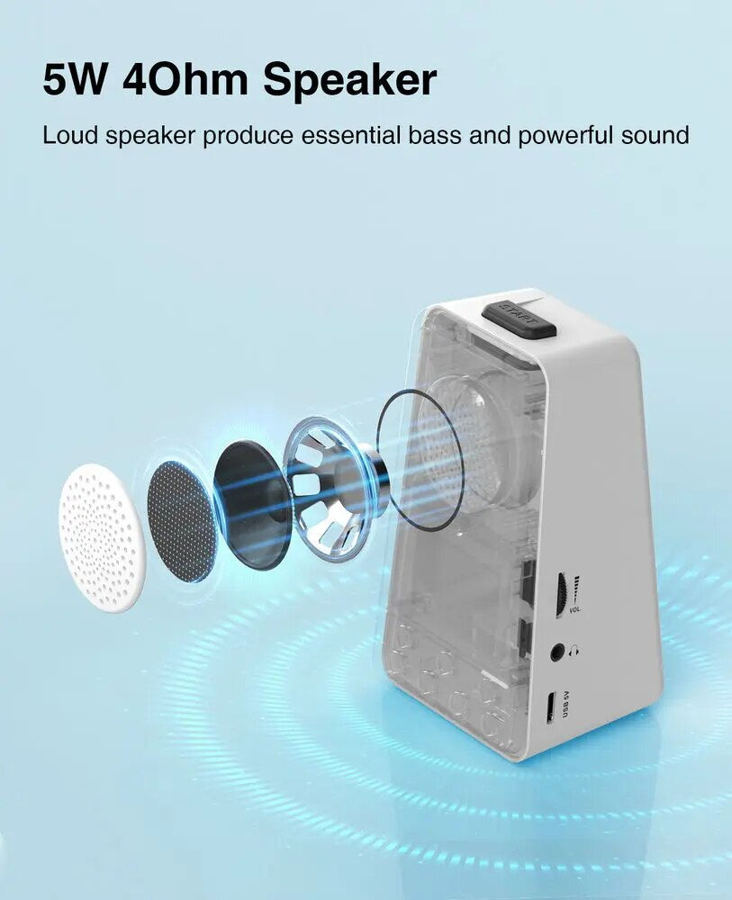 Miniatura: LEKATO Bluetooth Speaker Electronic Digital Metronome 2-in-1 Rechargeable