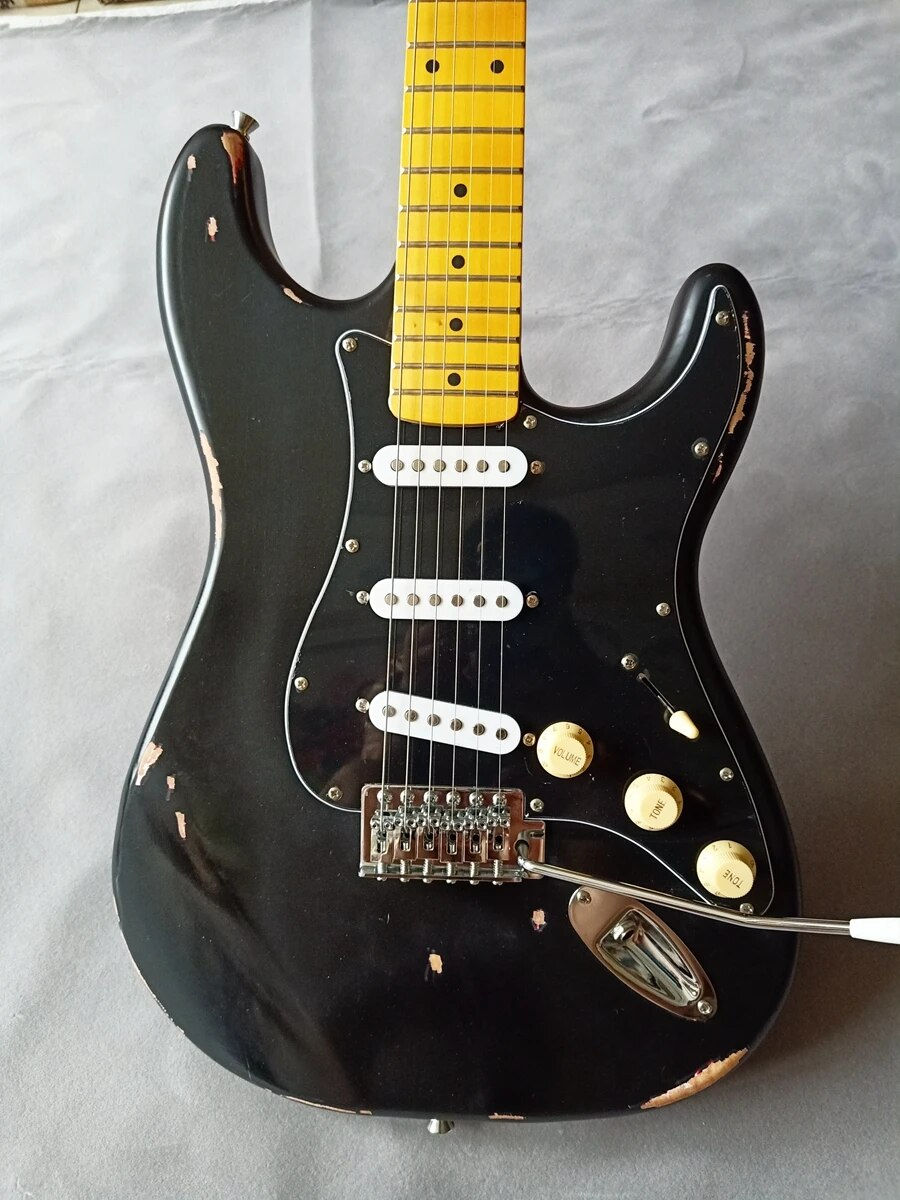 Miniaturebillede: Custom Shope Aged Relic Guitar Alder Wood Body