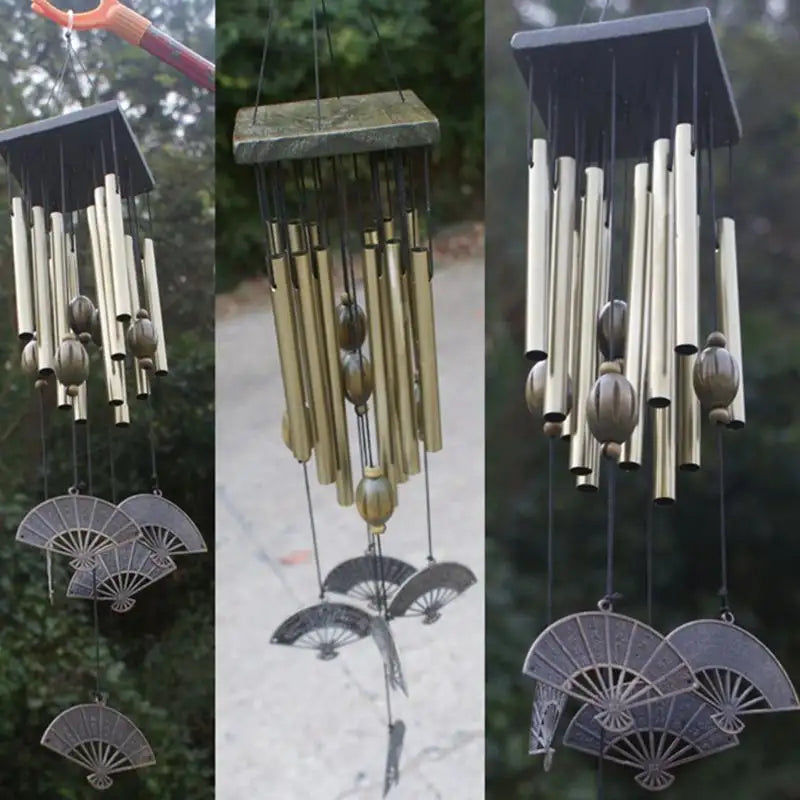 섬네일: Handmade 27 Tubes Wind Chimes for Outside Decoration Tuned Hummingbird Wind Chim