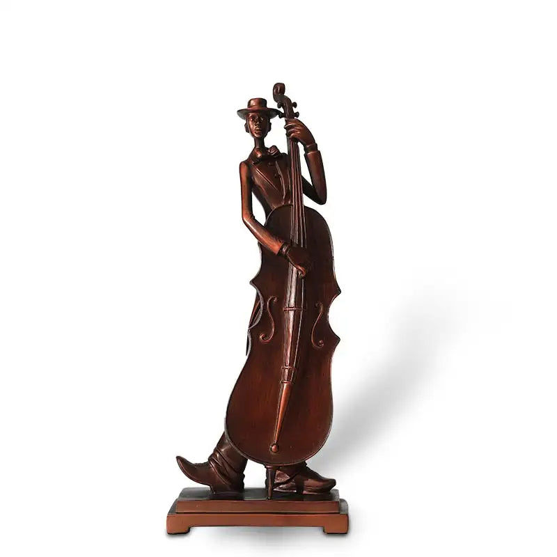 Thumbnail: Musician Music Band Saxophone Guitar Singer Figurine Art Sculpture Statue Resin 