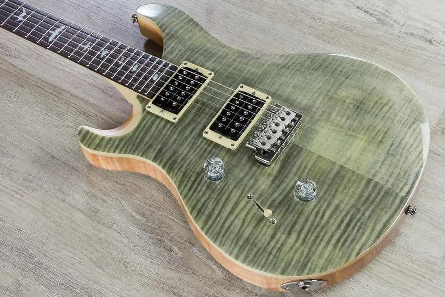 Miniaturbild: PRS SE Custom  Left-Handed Trampas Green Electric Guitar (Trampas Green)