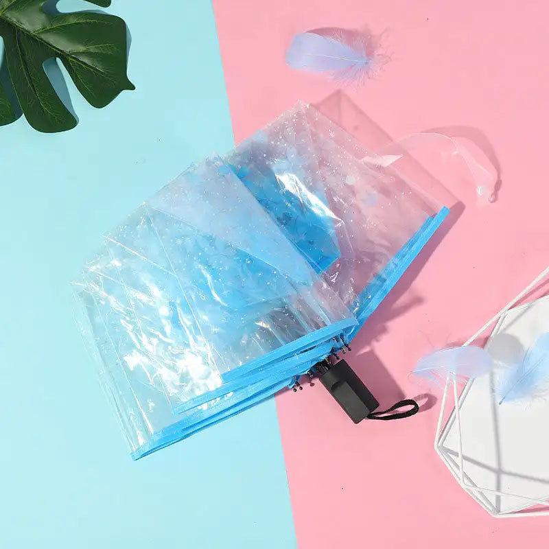 Miniaturebillede: Parapluie pliant imperméable et automatique | Paraguay as Transparent, parapluie