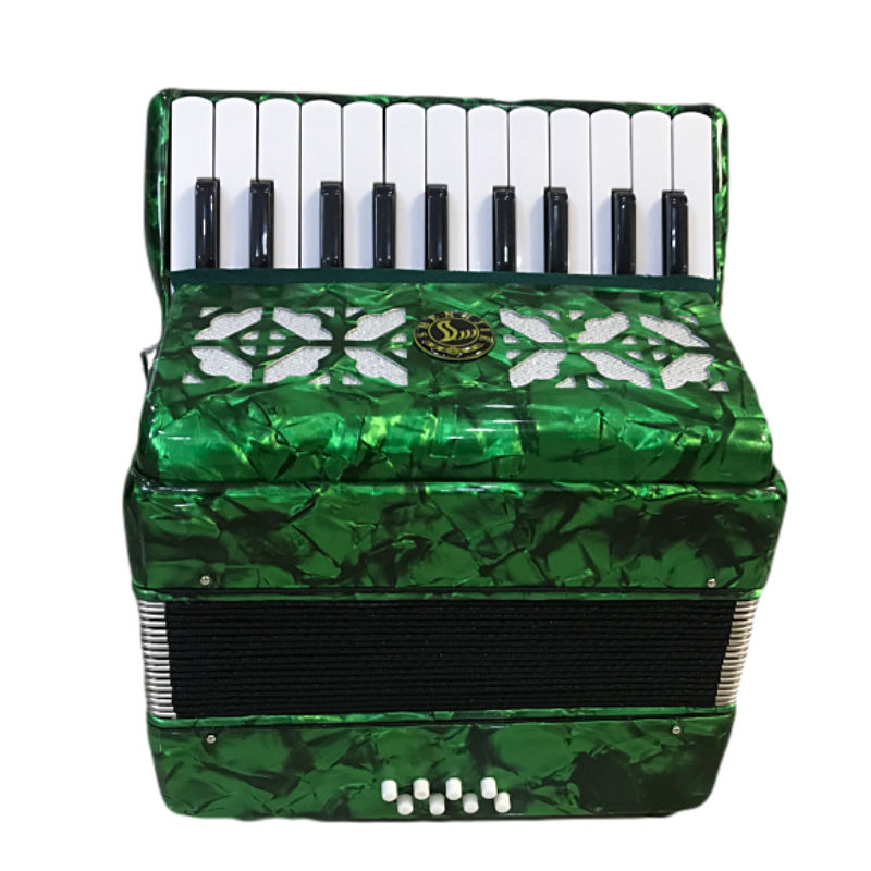 Miniatura: Beginner Accordion 8 Bass 22 Keys Children Adult Middle-aged and Elderly Entry P
