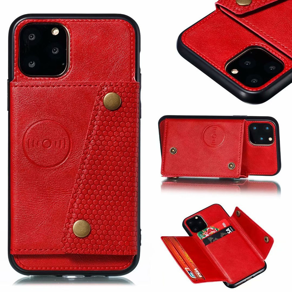 Miniatyrbilde: Étui de téléphone à Double boucle en cuir