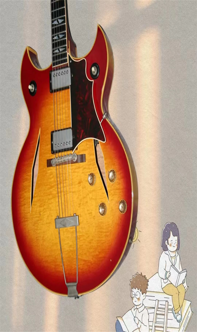 Thumbnail: 1966 Trini Lopez Custom Vintage Archtop Electric Guitar, High-Quality Musical In