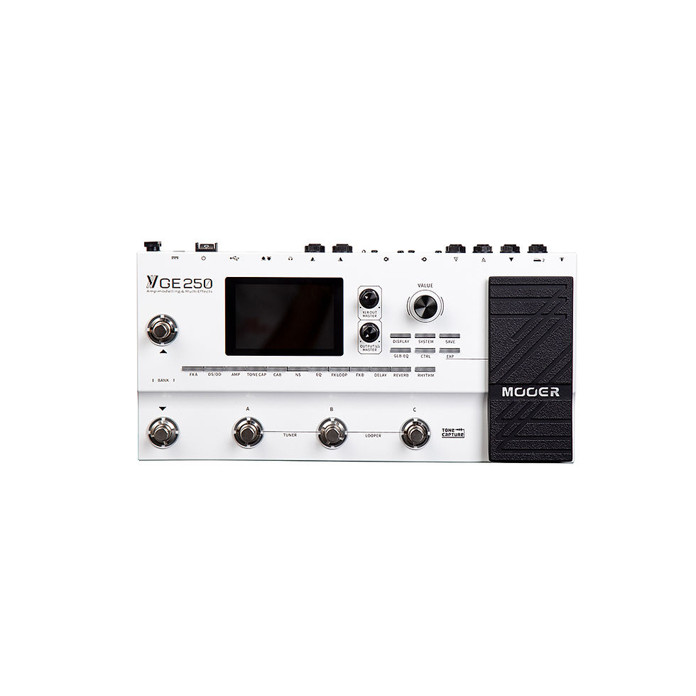 Thumbnail: MOOER GE250 Guitar AMP Modelling Multi-Effects Processor Pedal 70 AMP Models 180