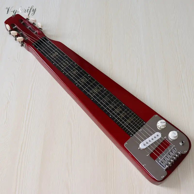 Thumbnail: Ashwood – guitare électrique hawaïenne de 30 pouces, mini guitare noire à 6 cord