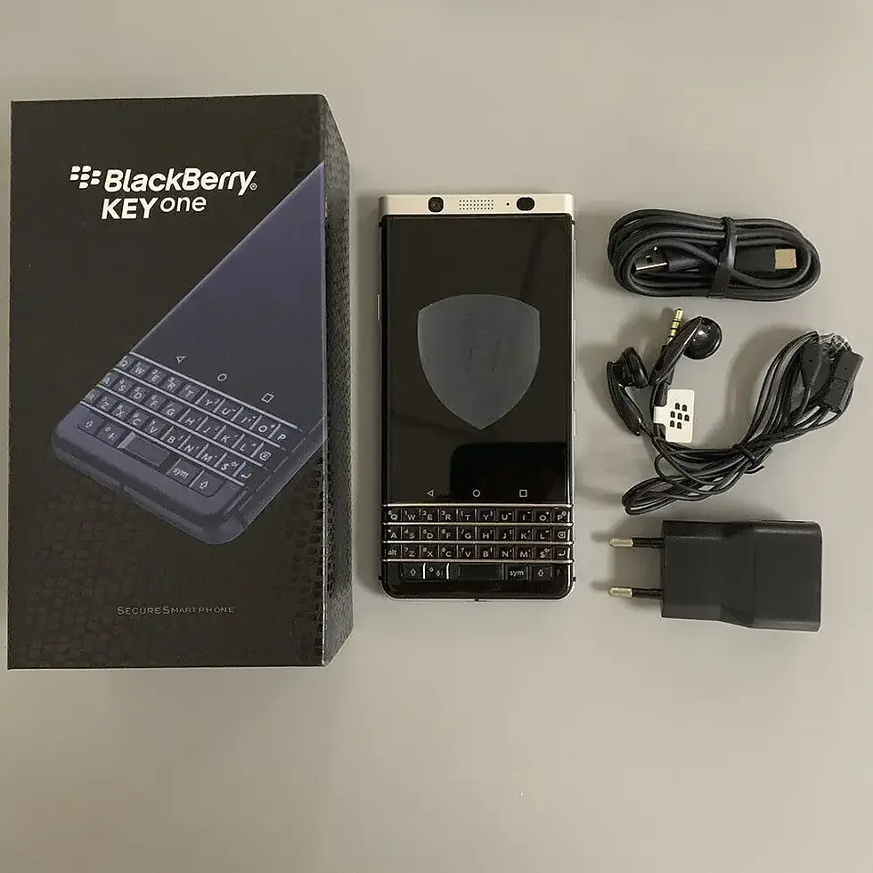 Thumbnail: Original Unlocked BlackBerry Keyone Key1 Cell Phone 32/64GB ROM 3GB RAM Mobile B