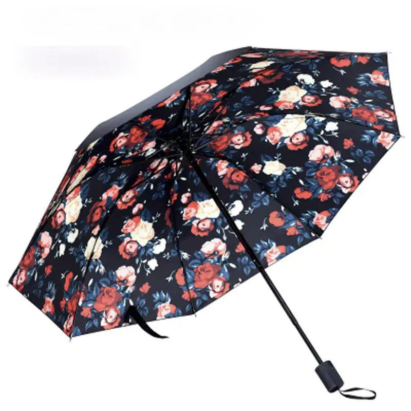 Miniatura: Parapluie à peinture à l'intérieur | Parapluie bleu ciel blanc, parapluie à fleu