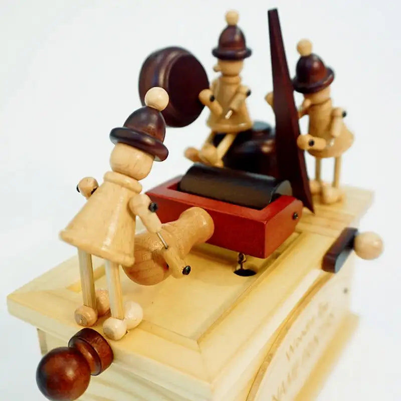 Miniatura: Sinzyo Handmade Wooden Retro Printing Press Music Box Creative Ornament Birthday