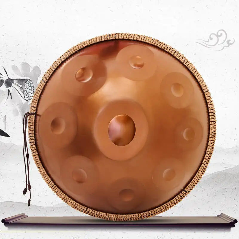 Miniatyrbild: Hand drum Instrument Antique F major D Minor Hand Drum 9 10 11 Notes Music Handd