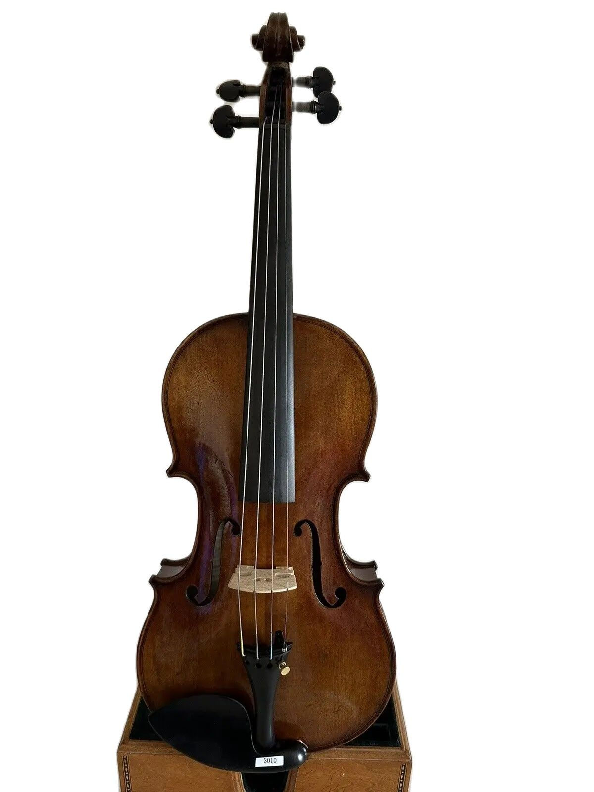 Master 4/4 Violin Stradi model 1PC flamed maple back spruce top hand made K3144