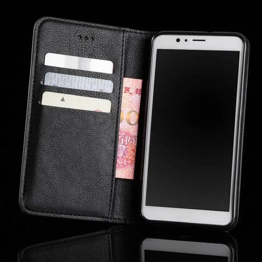 Miniaturebillede: Luxury PU Flip Wallet Leather Phone Case For Huawei P10 Lite Plus Nova 2 2S Plus