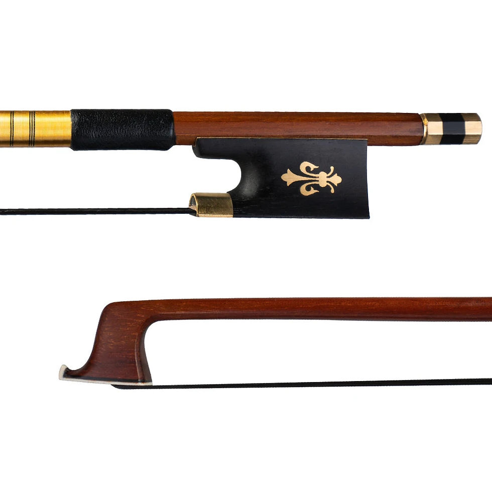 Miniatura: NAOMI IPE Violin Bow 4/4 Well Balanced Handmade IPE Bow With Black Horsehair Ebo