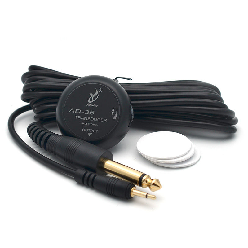 섬네일: Adeline AD-35 Mini Pickup Amplifier Transducer Stick Piezo Pickup for Acoustic G