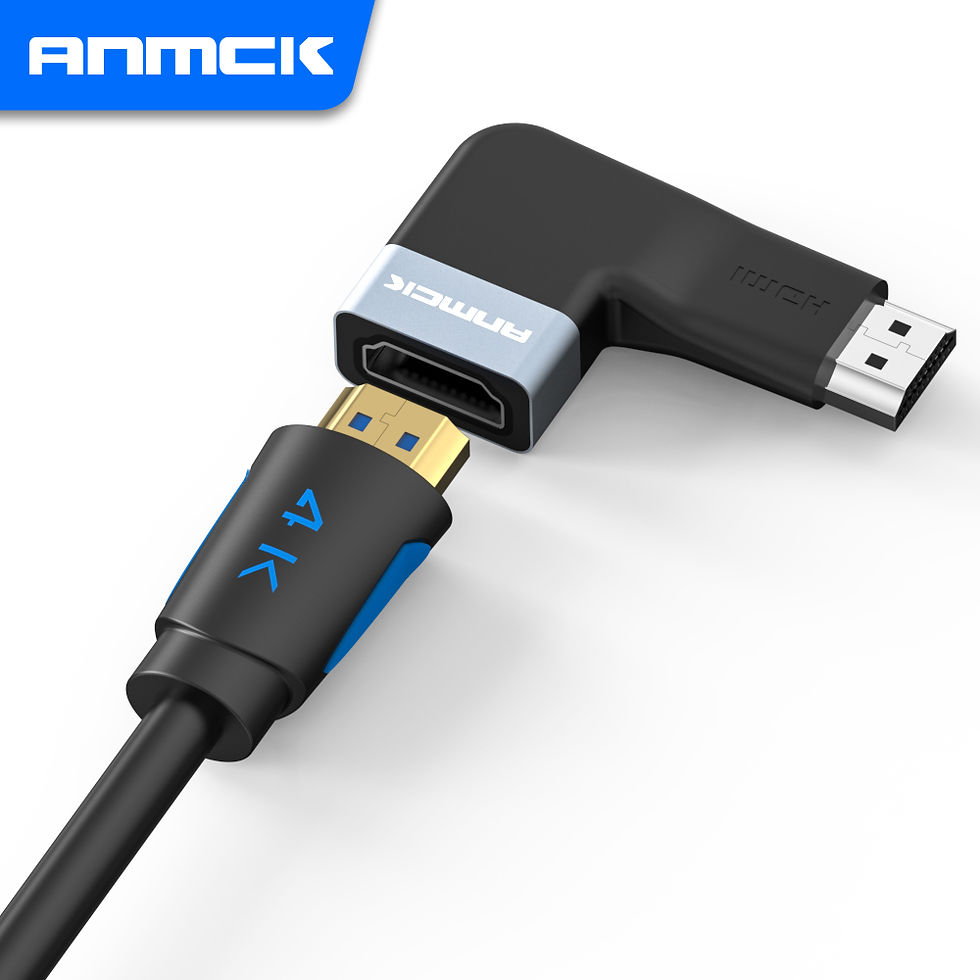 Μικρογραφία: Anmck HDTV to Male HDTV Standard Adapter Video Extender Converter Splitter Compu