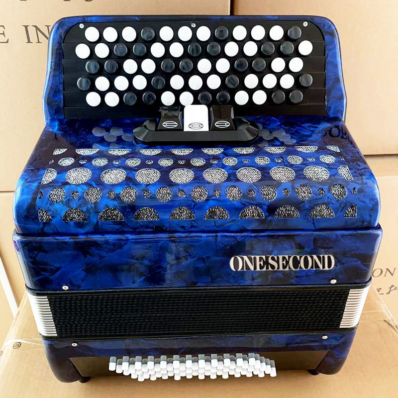 Thumbnail: ONESCOND Bayang accordion 60 bass B system button accordion for children and adu