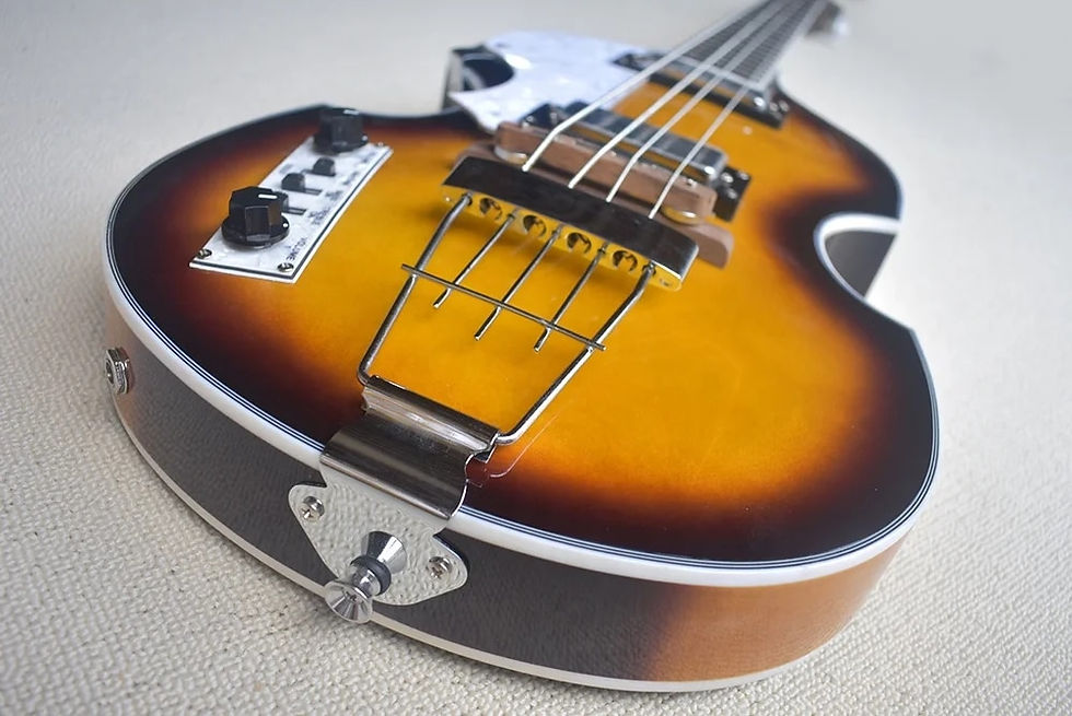 Miniaturbild: Flyoung Tobacco Sunburst Left Handed 4 Strings Electric Bass Guitar Maple Body