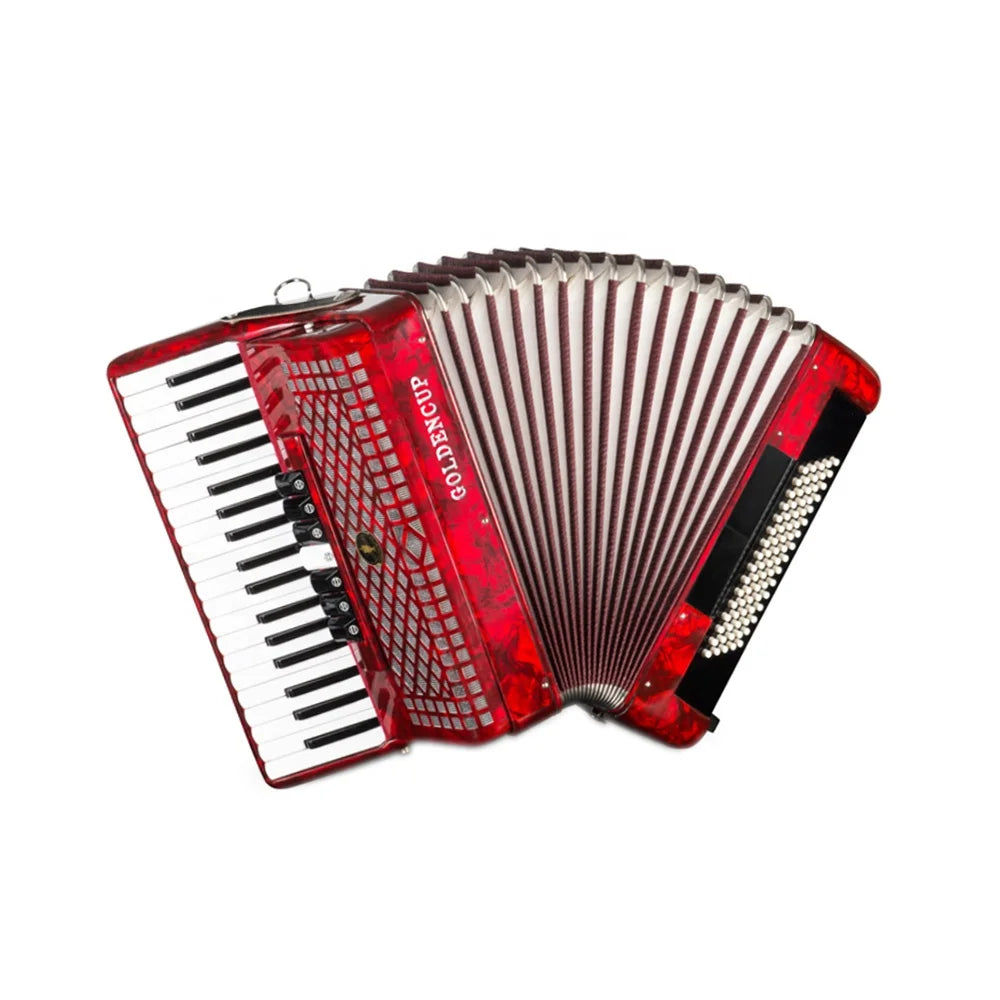 SEASOUND OEM 37 Keys 80 Bass 7+2 Registers Piano Keyboard Accordion Instrument A