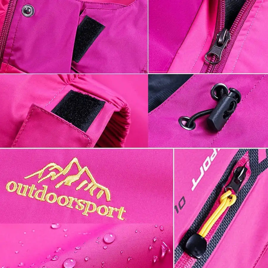 Thumbnail: Waterproof Jacket Raincoat Men and Women Sportswear New Design Outdoor Hooded So