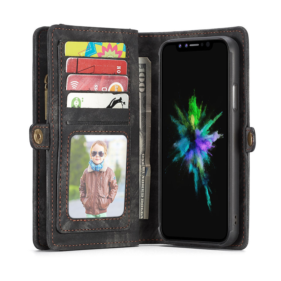 Miniatyrbilde: S20 Multi-function XsMax Card Flip Phone Case