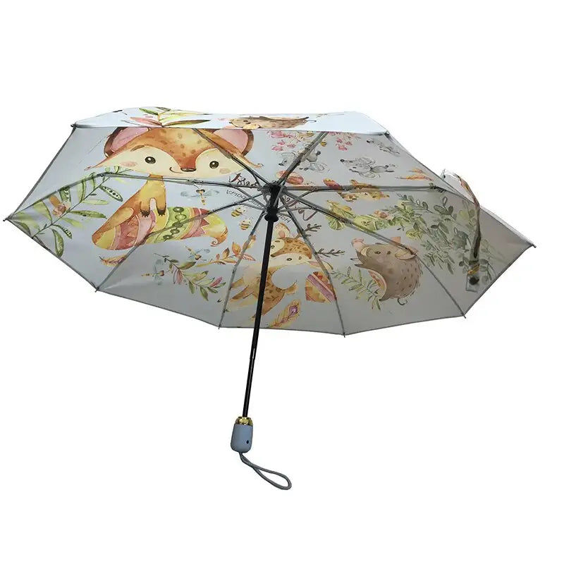 Miniaturebillede: Enfants parapluie pour filles garçons mignon dessin animé enfants parapluie créa