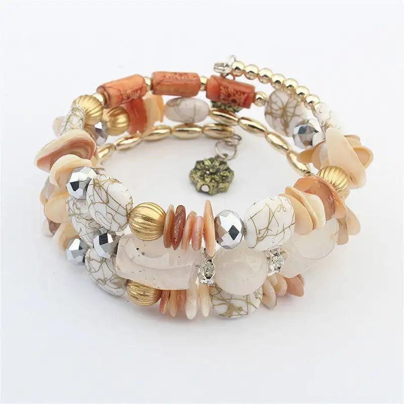 Miniatura: Bohemia ethnic Summer fashion charm women multi-colour beach jewelry bracelet ma
