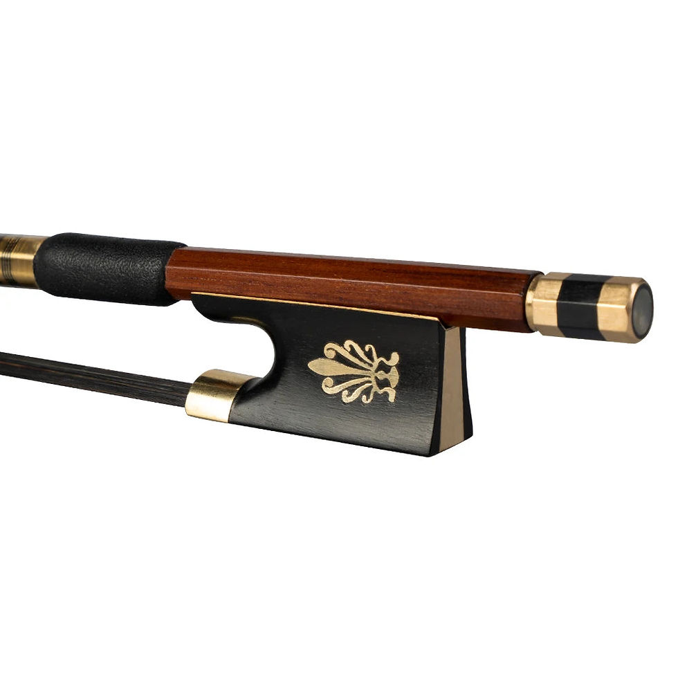 Miniatura: NAOMI IPE Violin Bow 4/4 Well Balanced Handmade IPE Bow With Black Horsehair Ebo