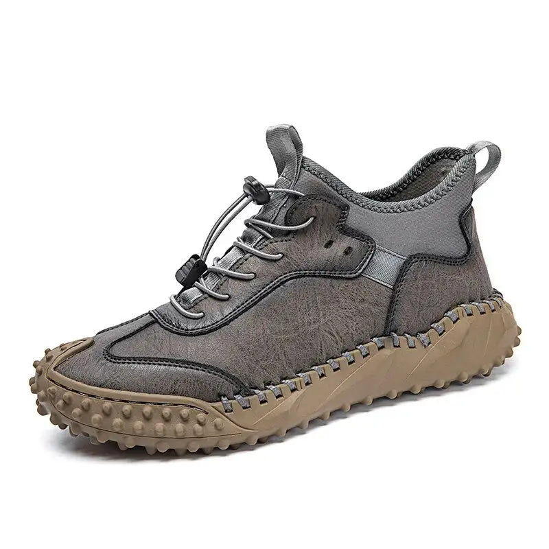 Thumbnail: Spring Autumn New Men's Casual Leather Shoes Comfortable Breathable Moccasin Han