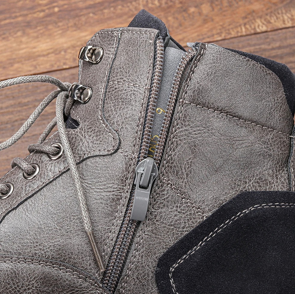 Μικρογραφία: Size 7-13 Ankle Boots For Men Men's Leather boots Brand Boot for men #AL605
