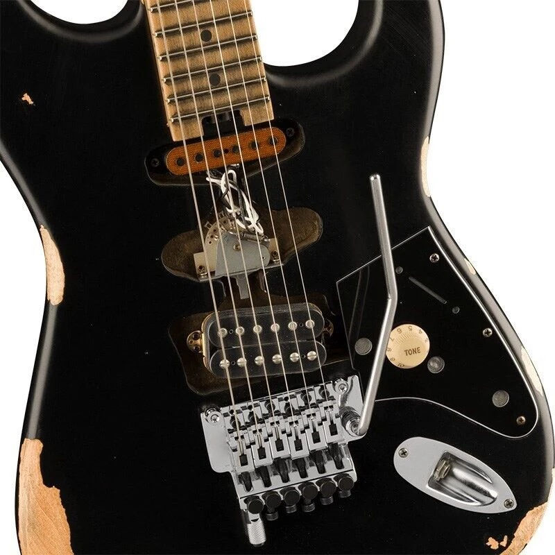Thumbnail: Frankenstein Relic Series Black Maple Electric Guitar