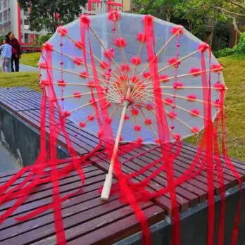 Miniatyrbild: Cosplay du japon parapluie chinois photographie de soie | Pétales Umberla Hanfu 