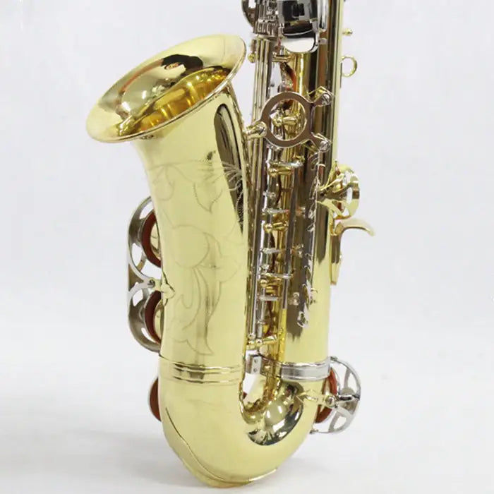 Miniatura: High Quality OEM Colors Gold Lacquered Body Nickel Plated Keys Alto Saxophone