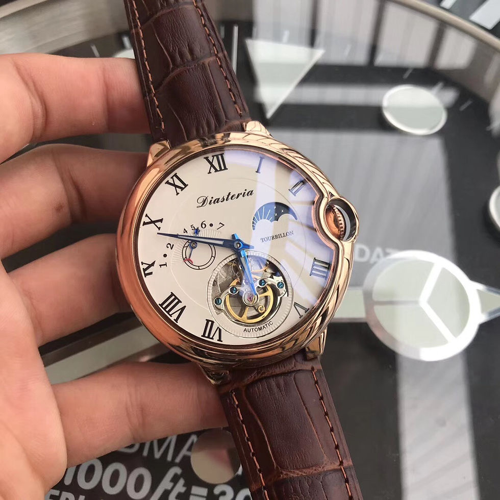 Miniatyrbild: Men's Automatic Mechanical Movement Belt Wrist Watch